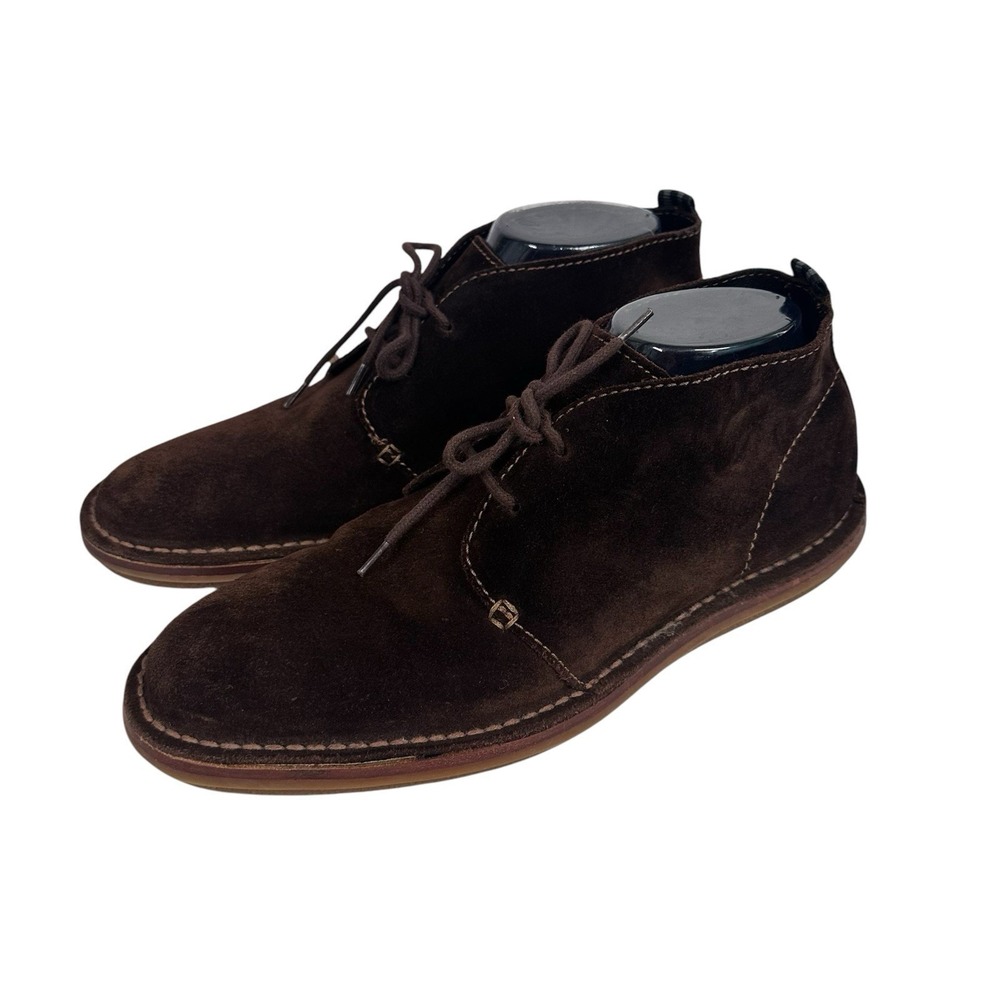 Cole Haan x Todd Snyder Lewis Chukka Boots Mens 7.5 M Brown Suede Ankle Lace Up